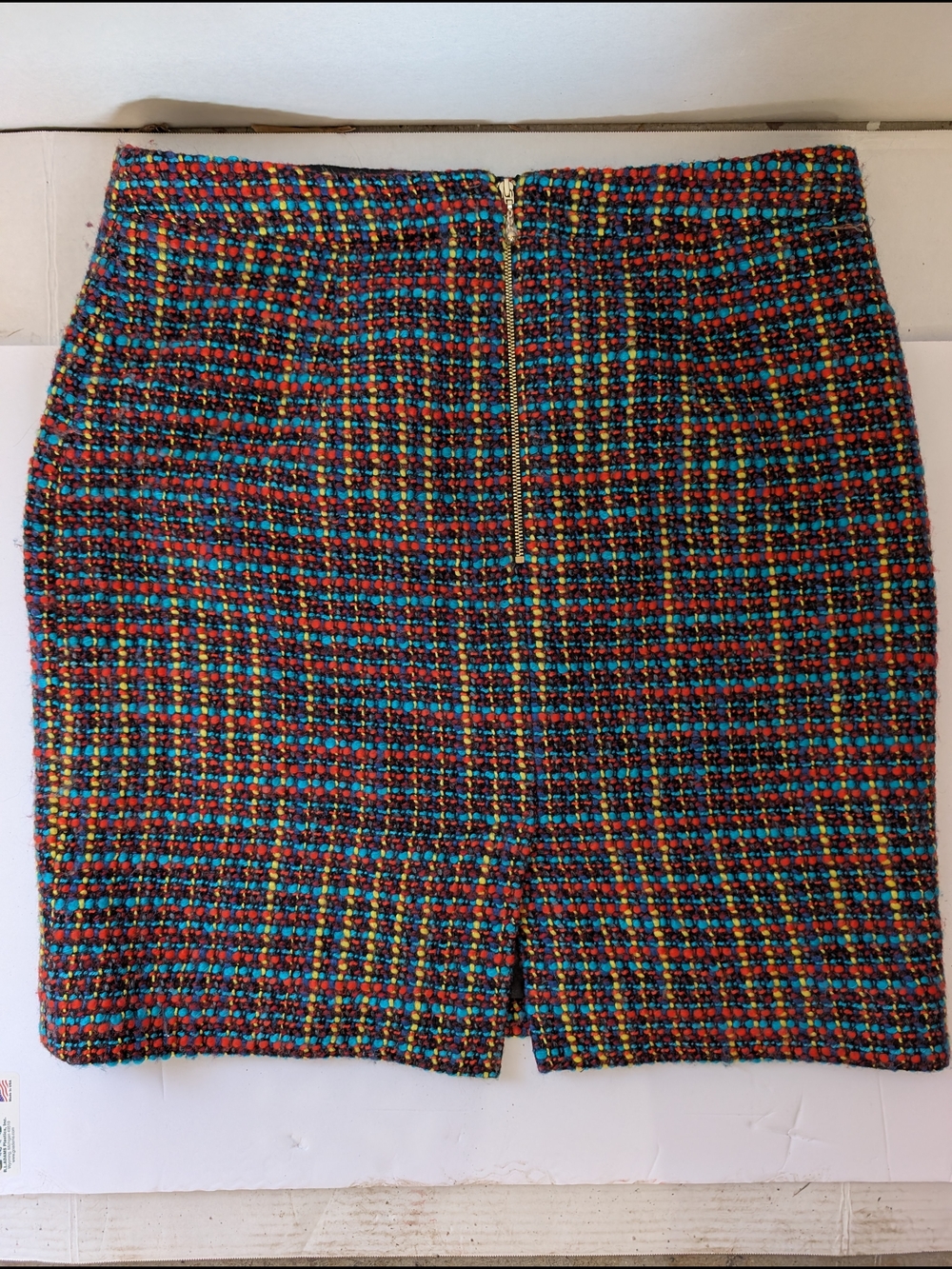 Kate Spade New York "Skirt the Rules" Tweed Mini Skirt - Multi-Color - Size 12 - Picture 2 of 3